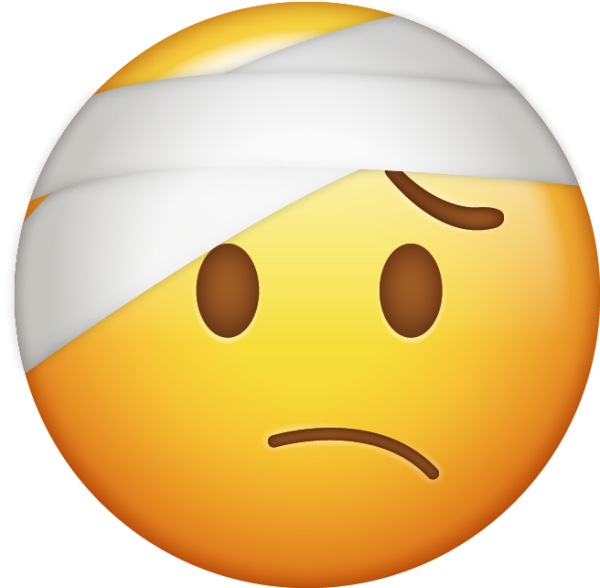 Смайлик болит голова