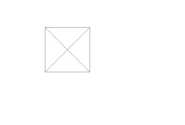 Крестик в прямоугольнике