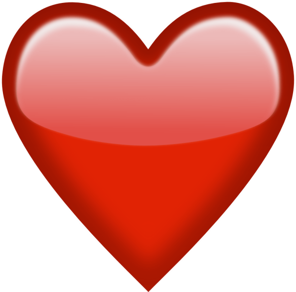 Эмодзи оранжевое сердце