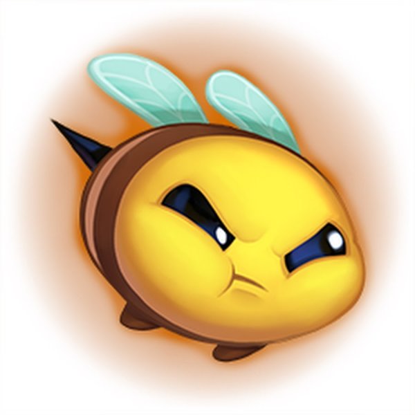 Стикер пчела лига