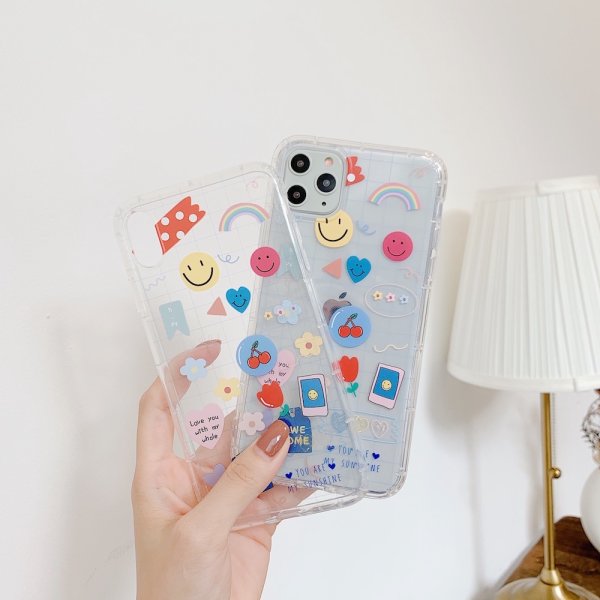 Сочетание жёлтых смайликов