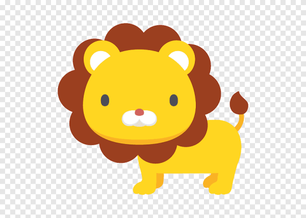 Lion Yellow Toys cartoon