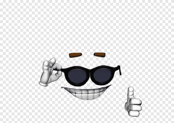 3d смайлик в очках