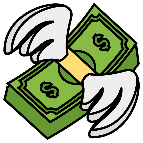 Стикер деньги