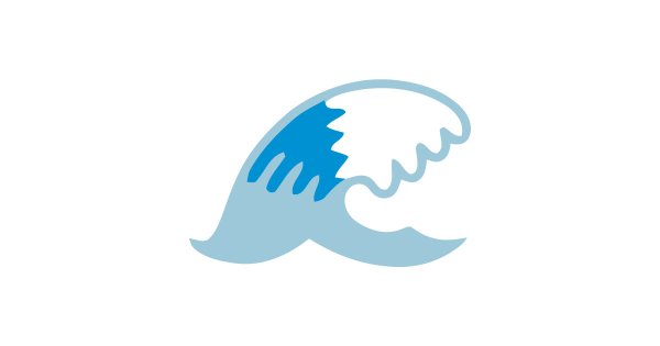 Эмодзи волна