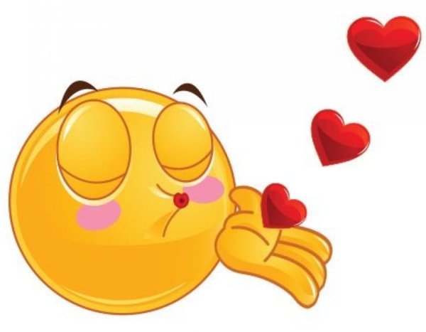 Смайлик поцелуй