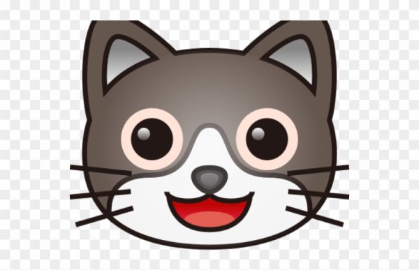 Мордочки кошек смайлы