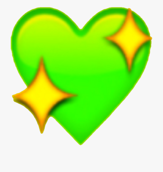 Сердечки (зеленые)