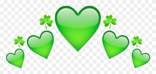 ЭМОДЖИ зеленое сердце