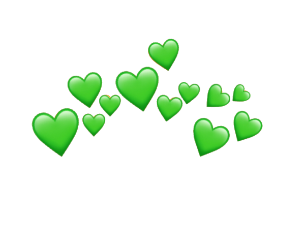 Сердечки (зеленые)