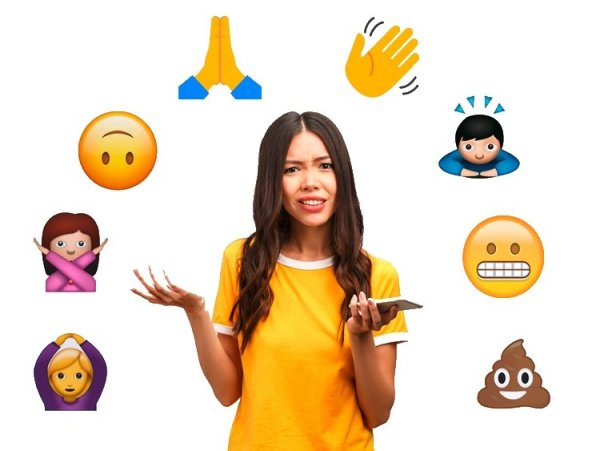 Смайлики необычные в Инстаграм