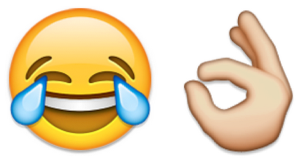 Эмодзи смеха и слез
