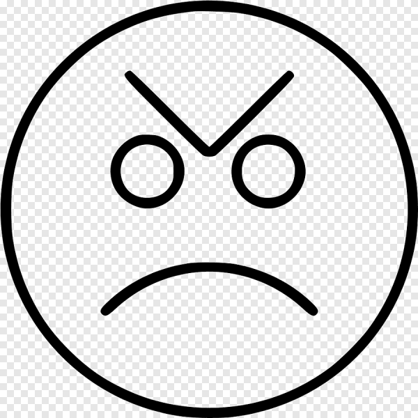 Недовольный смайлик