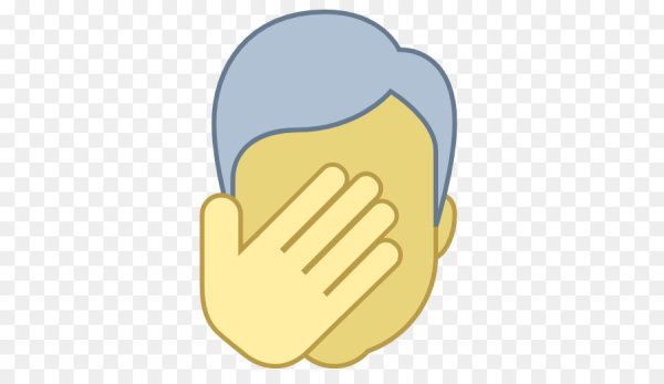 Значок фейспалм