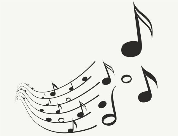 Наклейки "Ноты"