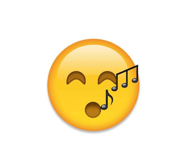 Эмодзи пение