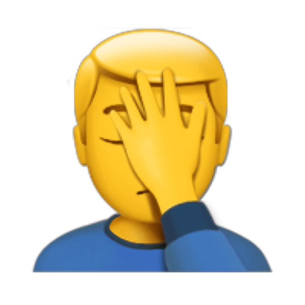 Смайлик фейспалм