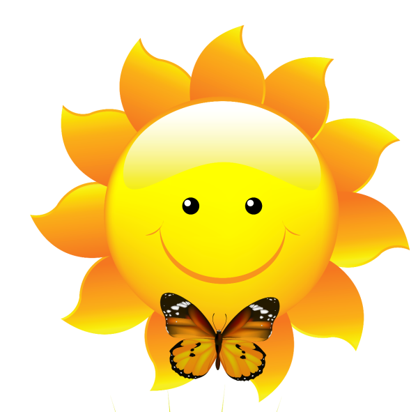 Солнышко улыбается