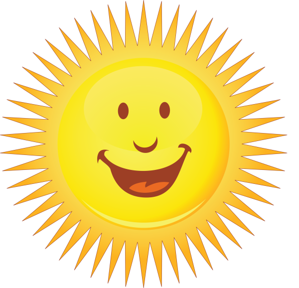 Солнышко улыбается
