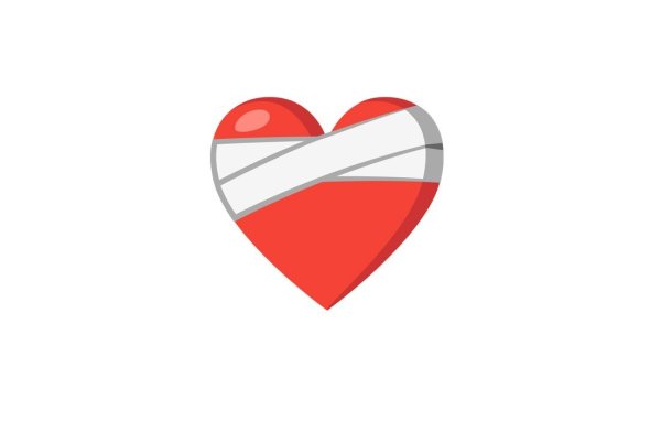 Забинтованное сердце эмодзи