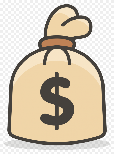 Пиктограмма мешок с деньгами