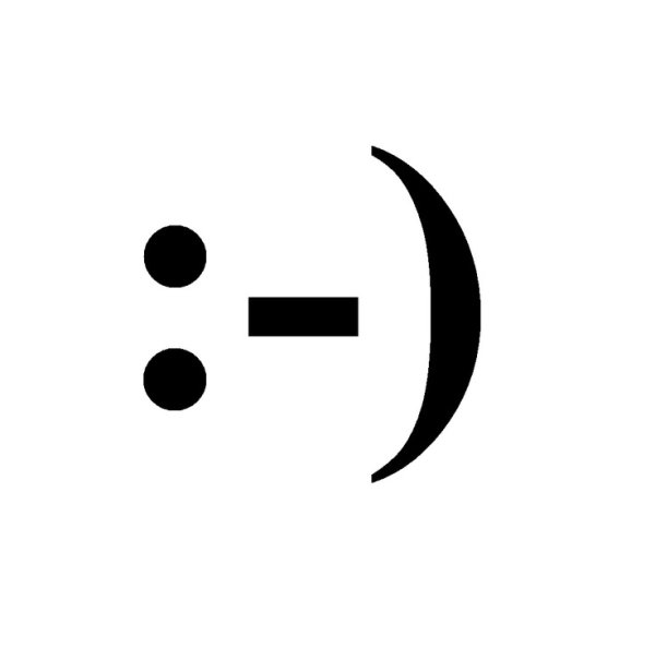 Смайлик из скобки