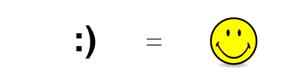 Скобка смайлик