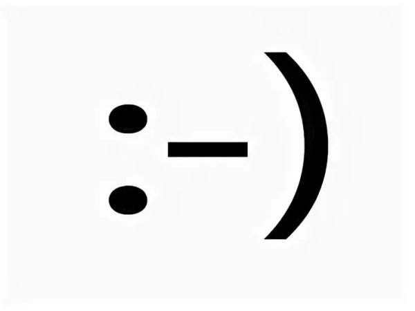 Смайлики из знаков препинания