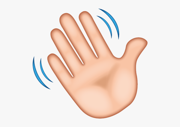 Ладошка машет