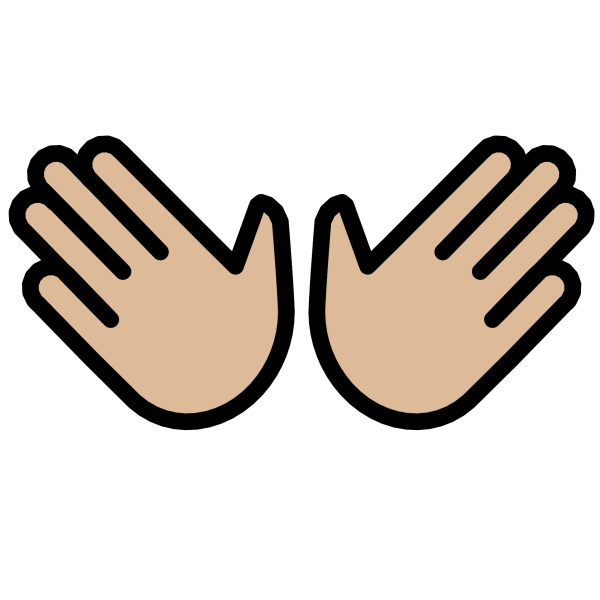Эмодзи ладошки