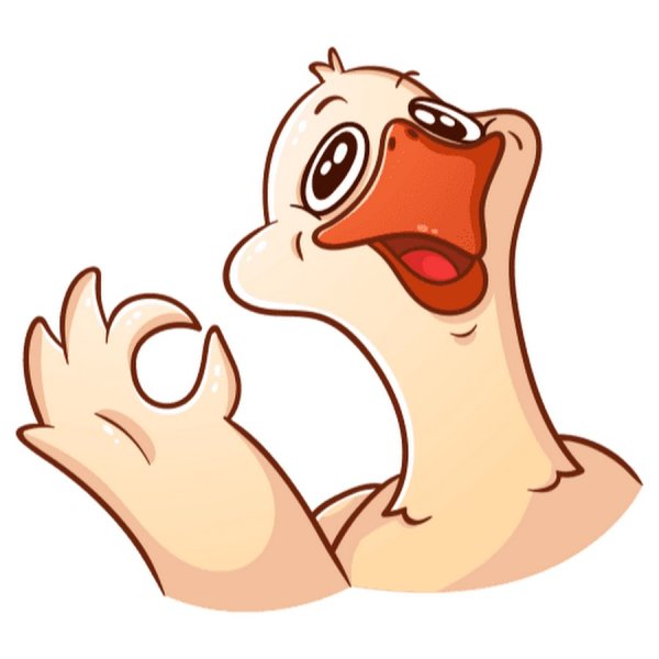 Гусь Федька Стикеры ВК