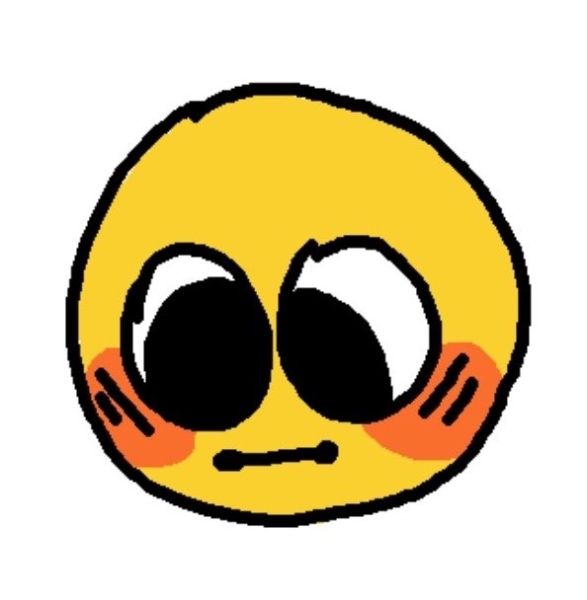 Смайл с большими глазами