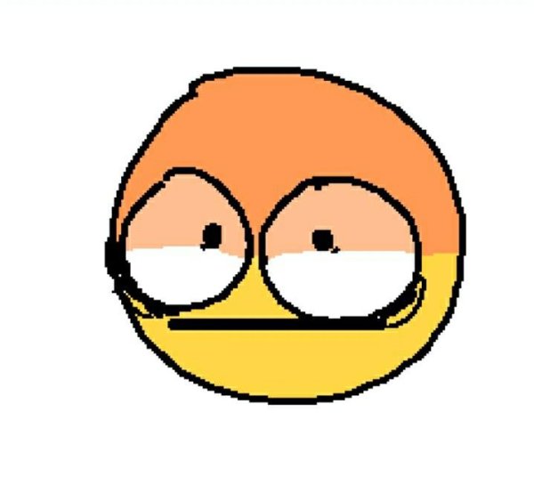 Смайл с большими глазами