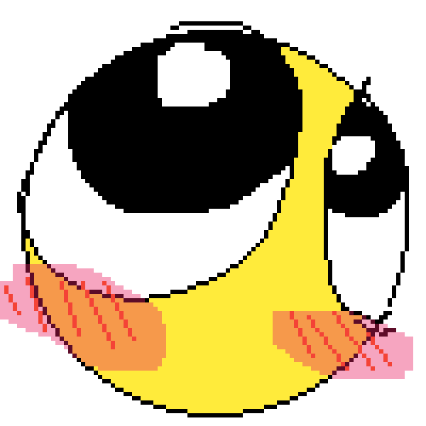 Смайл с большими глазами