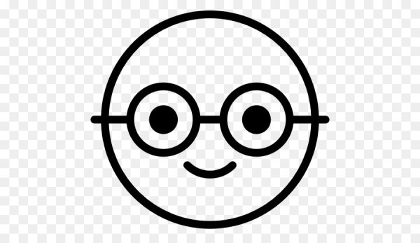 Смайлик очкарик