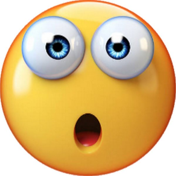 Удивленный смайлик