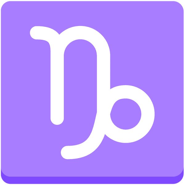 Козерог знак ЭМОДЖИ