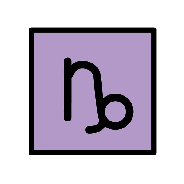 Козерог знак зодиака эмодзи