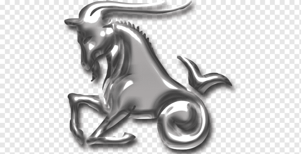 Козерог на прозрачном фоне