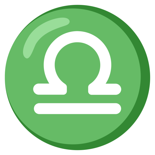 Весы значок