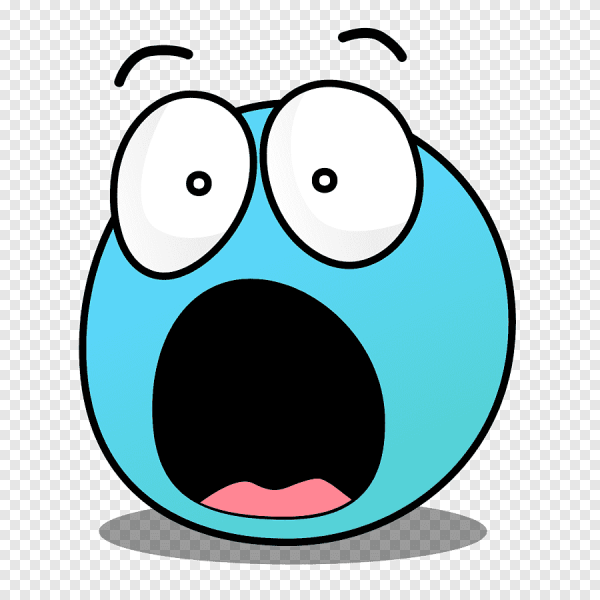 Испуганное лицо мультяшное