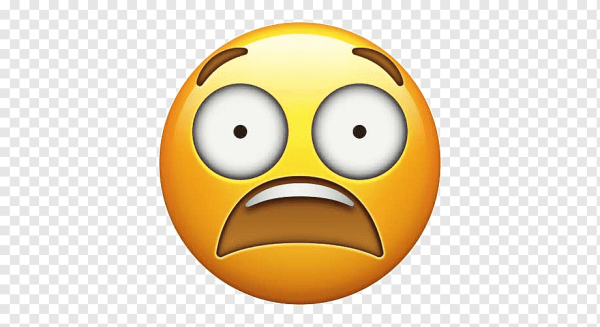 Напуганный смайлик