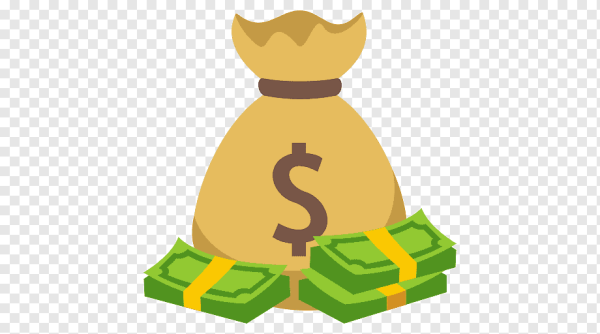 Стикер мешок денег