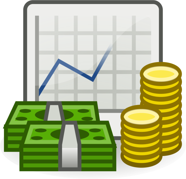 Финансы на белом фоне