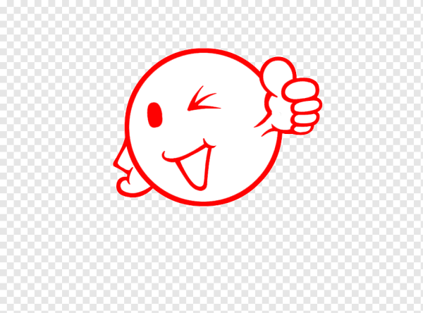 Логотип с красным смайлом