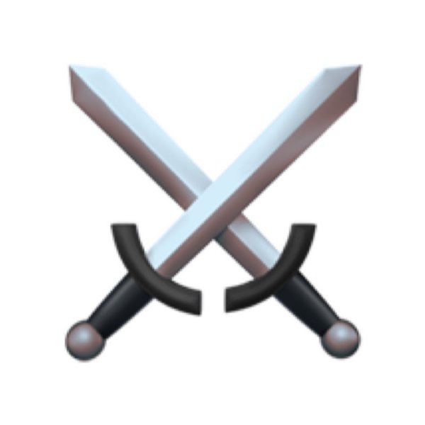 Эмодзи скрещенные мечи