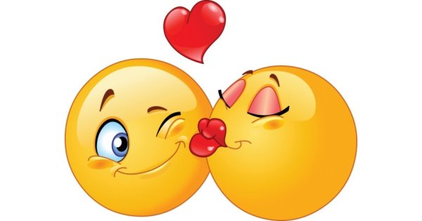 Воздушный поцелуй смайлик