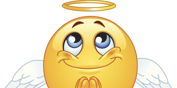 Смайлик Ангелочек