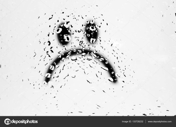 Грустные смайлы фон