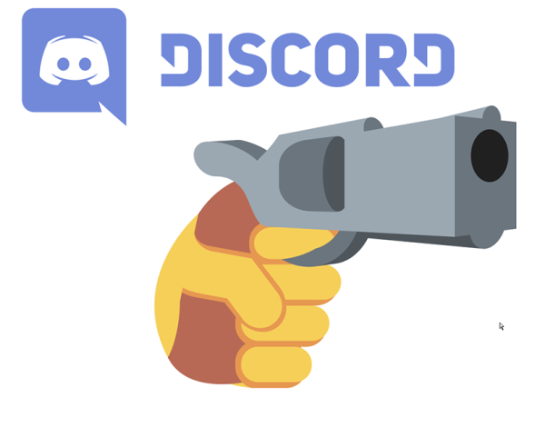 Наклейка пистолет